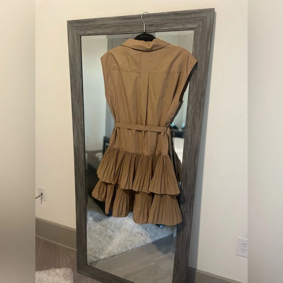 Current air latte beige Berlin mini dress - Picture 6 of 6